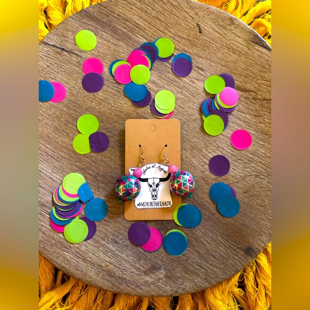 80’s Barbiecore earrings